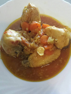 Una foto de Pollo al horno a mí manera
