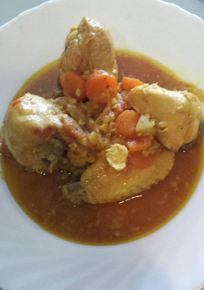 Una foto de Pollo al horno a mí manera 