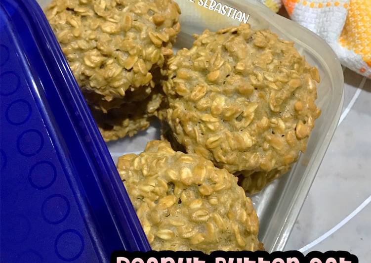 Resep Peanut Butter Oat Cookies, Enak Banget