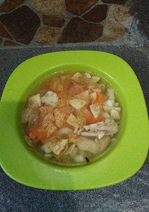 Foto resep Sop manten ayam makaroni