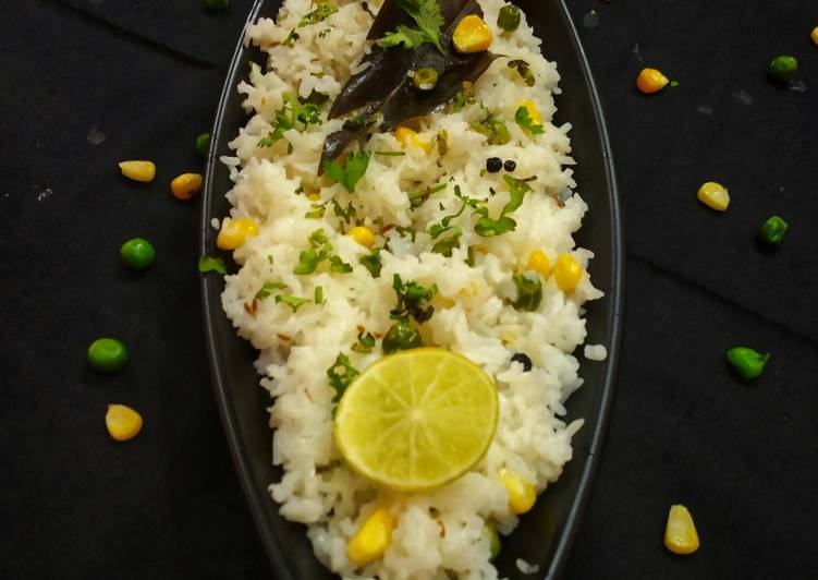 How to Make Any-night-of-the-week Peas-Corn Pulao