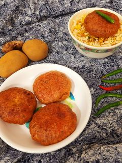 নিরামিষ আলুর চপ (Niramish Aloor Chap Recipe in Bengali) রেসিপির প্রধান ছবি