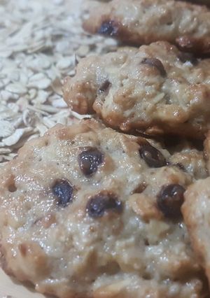 صورة لوصفة كوكيز بالموز والشوفان 🍌🍪