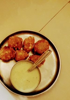 A picture of Sabudana vada.