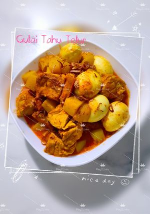 Foto resep Gulai Tahu Telur