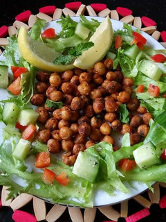 A picture of Crunchy Spiced Chickpea Salad #themechallenge.