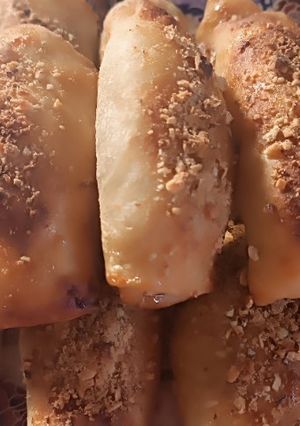صورة لوصفة رغايف بالتفاح واللوز