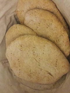 Una foto de Pan pita integral rápido