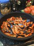 Escamarlans i mejillones a la butzara