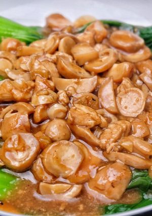 Foto resep Pak Choi siram jamur