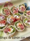 Wraps de Salmón y Aguacate