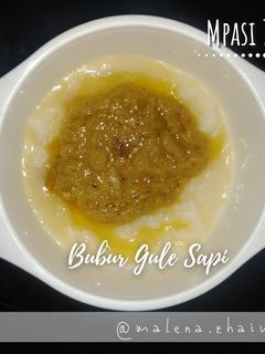 Foto resep Bubur Gule Sapi (mpasi 7m+)