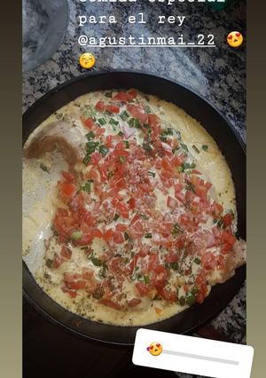 Una foto de Matambre al verdeo con papas