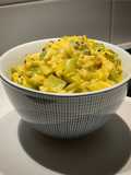 Scrambled Eggs with Leeks