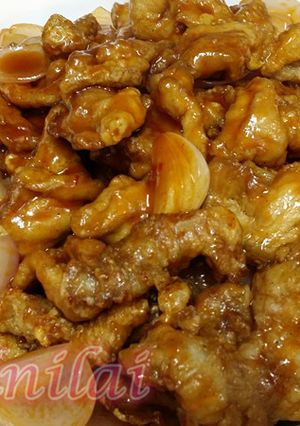 酸甜洋葱脆肉 的食譜成品照片