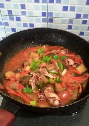 Foto resep Cumi Asam Pedas Hasibuan