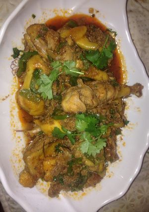 A picture of Wet fried chicken #4weekchallenge.