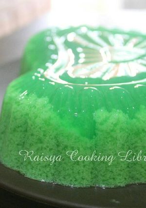 Foto resep Puding Lumut Praktis Tanpa Daun Pandan