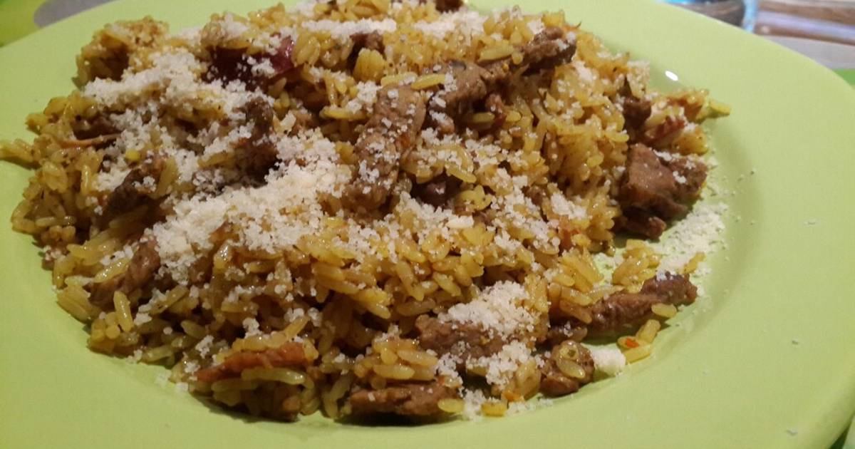 Risotto de carne 1.840 recetas caseras Cookpad