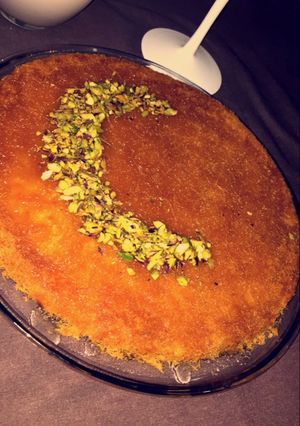 صورة لوصفة كنافه بالقشطه