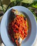 Ikan Goreng Siram Sambal