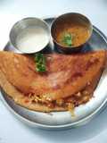 Masoor Dal Dosa with Soya-Paneer Stuffing