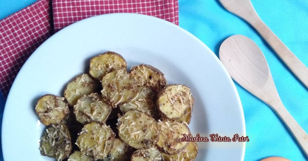 Resep Kentang Keju Oven Oleh Marlina Shinta Putri Cookpad