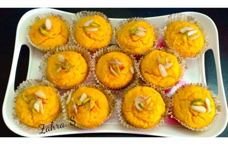 Suji Mango Cupcakes