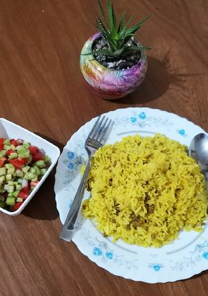 عکسی از دستور کـلـم پلو 😃😋