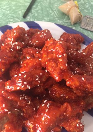 Foto resep Ayam Goreng Korea