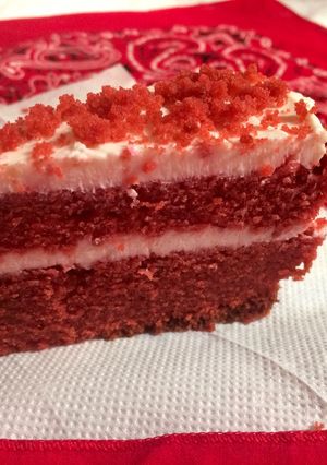 صورة لوصفة الكيك الاحمر المخمليRed velvet