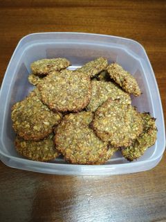 Una foto de Galletas de avena y plátano