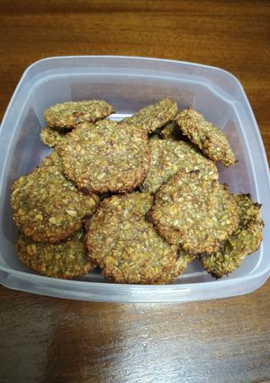 Una foto de Galletas de avena y plátano
