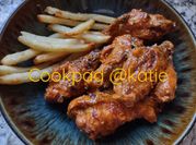 A picture of buffalo wing sauce