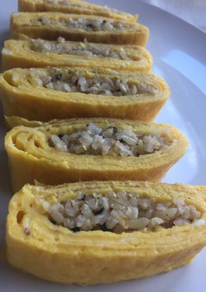 Foto resep Egg Roll Brown Rice