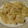 Cardos con bechamel y jamón serrano