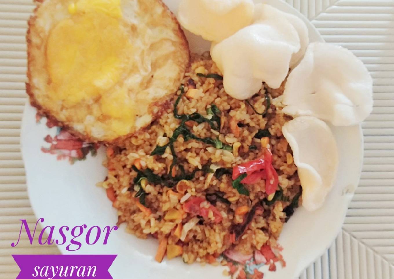 Nasi goreng sayuran