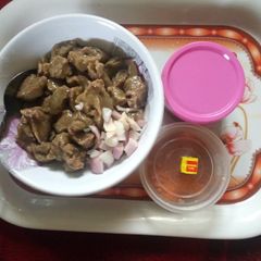 A picture of Danwake(dumplings).
