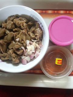 A picture of Danwake(dumplings).