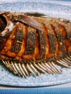 A picture of Deep fried tilapia.