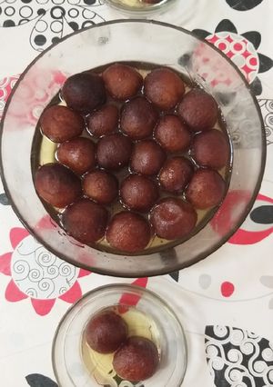 A picture of Kala Jamun.