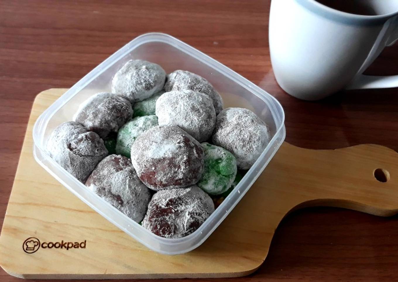 Resep Mochi Coklat Pandan