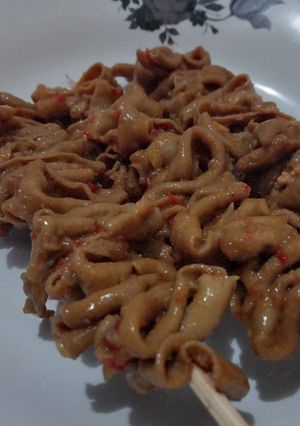 Foto resep Sate Usus Ayam Pedas Manis