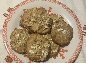 Una foto de Galletas de avena con masa madre 🍪