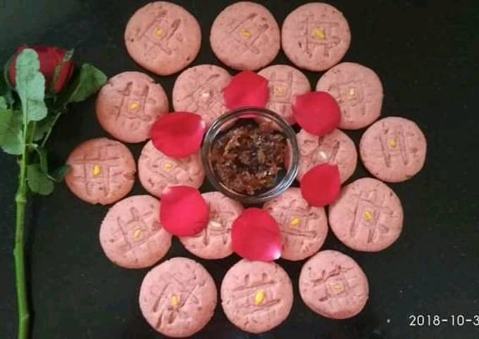 Recipe of Ultimate Gulkand Cookies