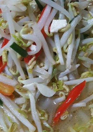 Foto resep Cah tauge tahu putih
