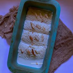 A picture of Thandai Stuffed Bread Malai Roll.
