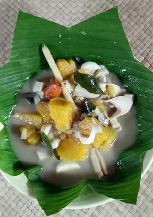 Foto resep Sayur umbut kelapa labu kuning