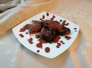 A picture of sweet red wine