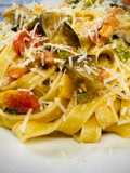 Tagliatelle nell’orto con robiola